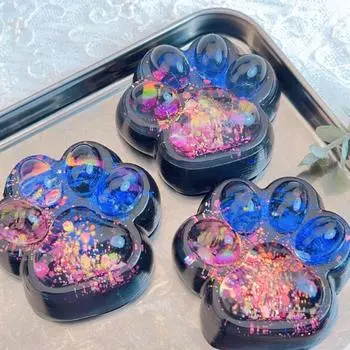 Разминающая игрушка «Кошачья лапка» Силиконовая игрушка «Ущипни кошачью лапку» Забавная игрушка «Кошачья лапка» Розыгрыши style A