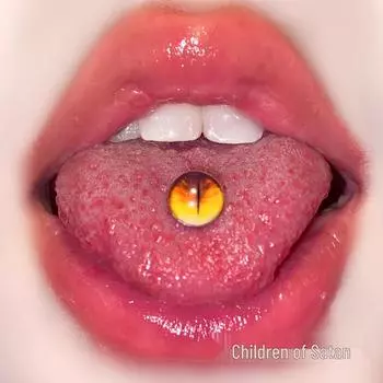 Размытые цветы Титановая сталь Кольцо для языка - Милый и крутой сменный штанга для пирсинга. 16mm length, 1.6mm thickness