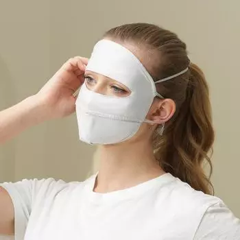 Разноцветная солнцезащитная маска, летняя велосипедная маска для лица для женщин и девочек, дышащая солнцезащитная маска с защитой от ультрафиолета as the picture