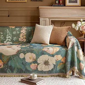 Разноцветное полотенце Sandhair, современный простой стиль, полиэфирное волокно, прямоугольное и устойчивое к царапинам от кошек, чехол для дивана Four All Seasons 180x130cm 1pcs