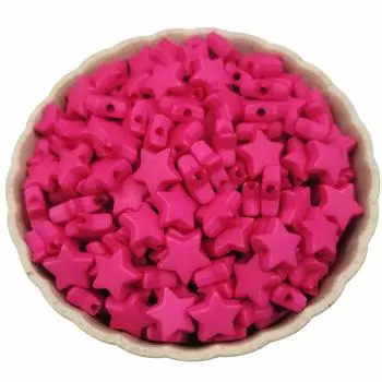 Разноцветные для изготовления ювелирных изделий 50 шт. 9 мм акриловые свободные бусины в форме звезды аксессуары для рукоделия бусины своими руками