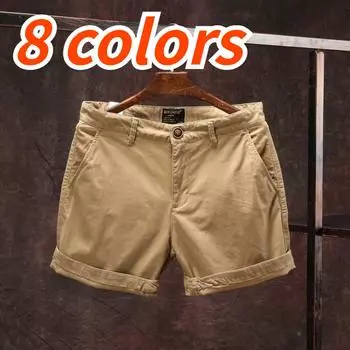 Разноцветные джинсовые шорты Мужские модные повседневные тонкие джинсовые шорты-карго Мужская уличная одежда 28 чёрный