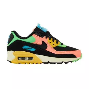 Разноцветные кроссовки унисекс Nike Air Max 90 Fur CT1891-600