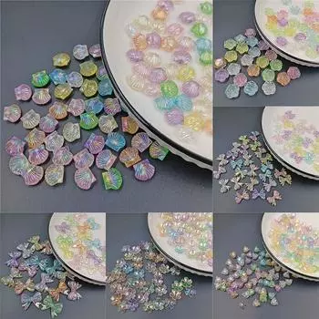 Разноцветные свободные бусины для изготовления бисера, ожерелья, браслета, изготовление ювелирных изделий ручной работы, фурнитура для рукоделия, материал ручной работы Shell 20Pcs 13*11mm