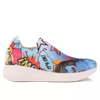 Разноцветные женские повседневные туфли на шнуровке