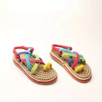 Разноцветные женские сандалии Rope Rope