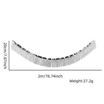 Разноцветный Дождь Великолепный Поток Кисточки Украшения Для Незабываемой Праздничной Атмосферы StyleA