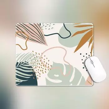 Разноцветный коврик для клавиатуры компьютера 9,5 х 7,9 х 0,11 дюйма, настольный коврик с резиновой основой, коврик для мыши для офиса