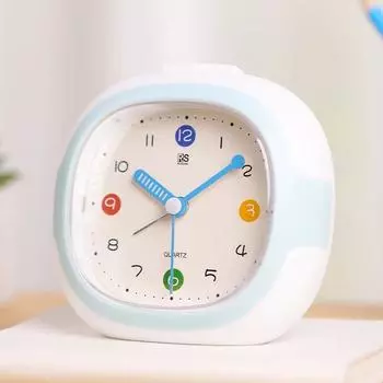 Разноцветный пластиковый будильник – стильный помощник для пробуждения и сна для детей и студентов