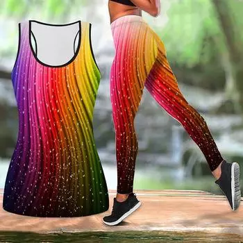 Разноцветный принт йога костюм для женщин модные леггинсы для тренировок фитнес спорт повседневные штаны для йоги XS синий
