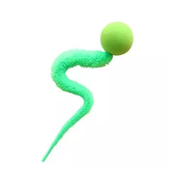 Разноцветный шар-звезда, Пустой шар с хвостом, Товары для питомцев Caterpillar, Кошачий шлифовальный и катящийся шар One Size зелёный