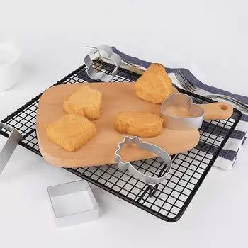 Разнообразие форм для нарезки печенья из алюминиевого сплава, ланч-боксы, инструменты для нарезки хлеба, кухонные принадлежности для выпечки, пищевой материал