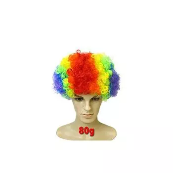 Разнообразие париков Honpo Afro для детей Количество волос 80 г тип (радуга)