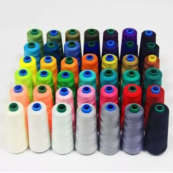 Разные цвета, 3000 ярдов, швейная нить в форме пагоды, ручное шитье/полиэфирная нить/нитки/швейные нитки белый