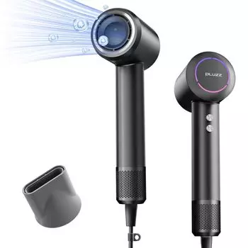 разработан и анонсирован в PLUZZ Большой воздушный поток для волос, быстрые и красивые волосы, добавлено 270 миллионов ионов для ухода за волосами и мощный моторный фен для бизнеса
