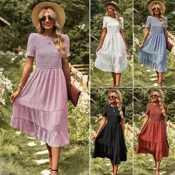 Разработано и спроектировано женское платье большого фасона с элегантной струящейся узкой юбкой S белый