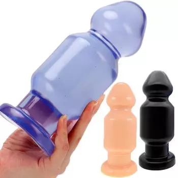 Разработка большой анальной пробки с грибовидной головкой и мастурбатора для женских оргазмических кулаков, принадлежностей для сексуального обучения, игрушек для анального расширения 21cm