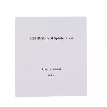 Разветвитель 3G/HD/SD_SDI 1*4 Распределение 1 вход 4 выхода Поддержка HD-SDI SD-SDI и 3G-SDI EU Plug