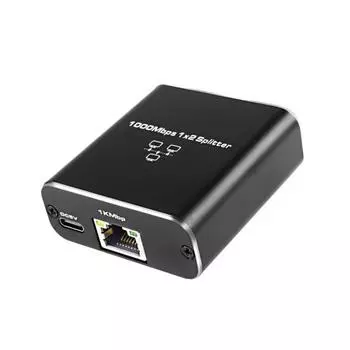 Разветвитель Ethernet 1000 Мбит/с, высокоскоростной, подключаемый, компактный, универсальный, с питанием от USB, сетевой, разветвитель Ethernet-кабеля, разветвитель RJ45 A