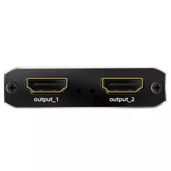Разветвитель HDMI2.1 с поддержкой 8K60hz4K120hz1080P240hz, поддержка 3D, CEC, для HD 1 в 2 разветвителя чёрный