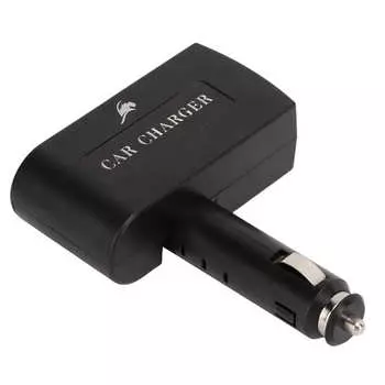 Разветвитель сигарет с 2 розетками, интеллектуальное автомобильное зарядное устройство для телефона