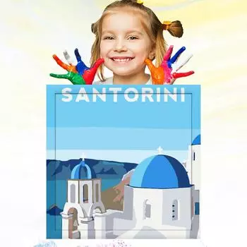 Развитие хобби 20x20 см, ручная роспись, обучение рисованию детей, детский рисунок, картина маслом по номерам для детей 20x20cm no Frame