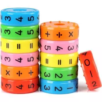 Развивающая игрушка, рулон математических расчетов, школьная игрушка для обучения математике, расчет, обратно в школу 6*3*3cm разноцветный