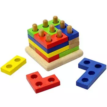 Развивающие игрушки 0 лет 1 год 2 года 3 года Рейтинг деревянных игрушек Строительные блоки Фигурные головоломки Подгонка Детские деревянные игрушки