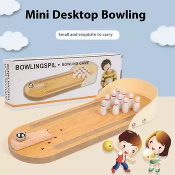 Развивающие игрушки для детей раннего возраста, интерактивные деревянные игрушки для мини-боулинга для родителей и детей