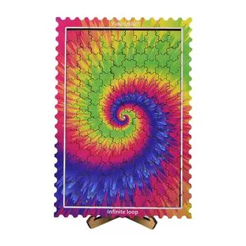 Развивающие игрушки Infinite Loop, деревянные пазлы, подарки на день рождения для семейных посиделок, повседневные развивающие игрушки