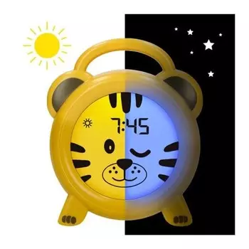 Развивающий будильник и ночник ALECTO BC 100 Tiger TU прозрачный
