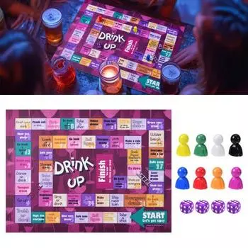 Развлечения Алкогольная настольная игра Простая в игре Веселые интерактивные игры для девочек Алкогольная вечеринка Товары для девичника set