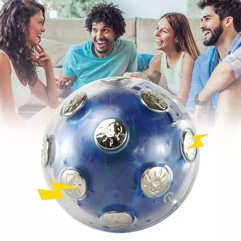 Развлечения Электрический Мяч, Трюковый Электрический Мяч, Электронные Игрушки Vent, Игрушечный Мяч Vent One Size синий