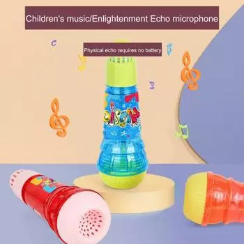 Развлечения Очаровательный Уникальный Детский Дикция Хороший Помощник Большой Детский Микрофон Детская Игрушка зелёный