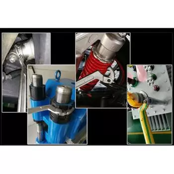 Разводной гаечный ключ из хром-ванадиевого сплава с круглой головкой 51-121 мм