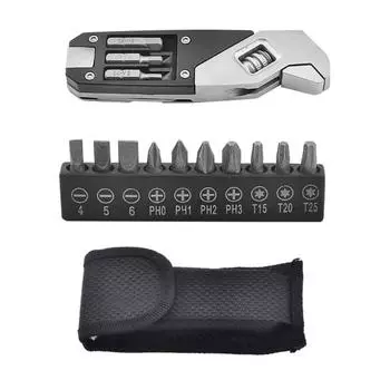 Разводной гаечный ключ, портативный шестигранный креативный складной дизайн, гаечные ключи с ручкой, инструменты для использования на открытом воздухе