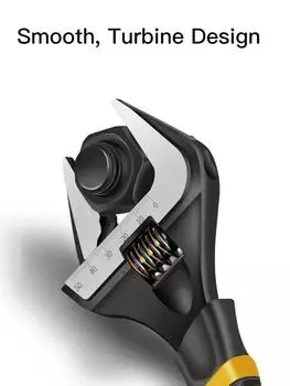 Разводной ключ из нержавеющей стали, универсальный гаечный ключ для ванной комнаты, большой открытый высококачественный инструмент для ремонта сантехники, бытовой