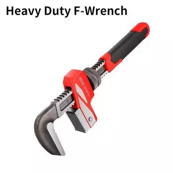 Разводной ключ повышенной прочности - 3,15 дюйма, высокоуглеродистая сталь, устойчив к ржавчине, 24 зуба, подходит для ремонта трубопроводов и автомобилей F-pipe wrench