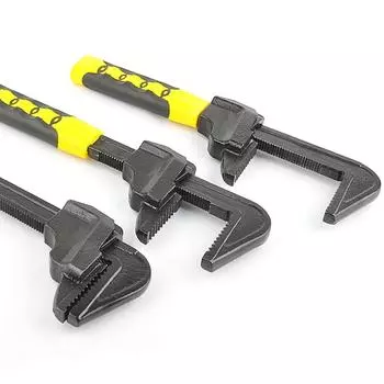 Разводной ручной ключ, многофункциональный гаечный ключ, сантехнический ключ, тип F, большой размер, ручной инструмент, гаечный ключ, инструменты для ремонта труб