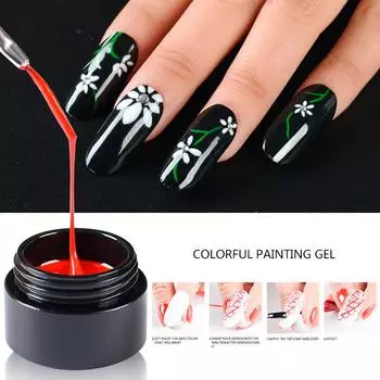 RBAN NAIL 5 мл красочный гель-лак для рисования чистый цвет УФ-краска гель-лак для дизайна ногтей 1 box