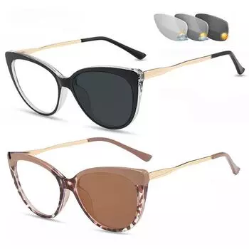 RBENN уличные фотохромные очки для чтения женские TR90 кошачий глаз меняющие цвет очки женские очки-хамелеоны + 1,50 1,75 2,50 2.8