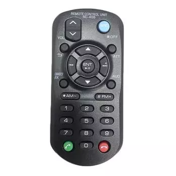 RC-406 для CD-ресивера Kenwood, пульт дистанционного управления KDC-X304 KDC-X704 KMR-D358 DPX500BT DPX300U DPX301U DPX791BH DPX501BT KDC-105U KDC-MP105U KDC-258U чёрный