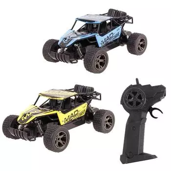 RC Автомобиль Рок Crawlers 2.4G сплав дистанционного управления Электрический Внедорожный Модель Игрушка синий