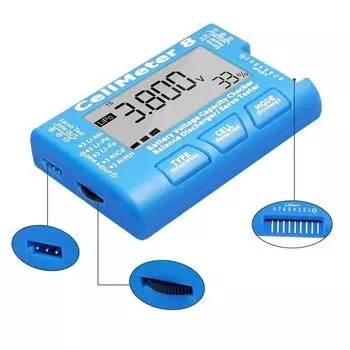 RC Cellmeter 8 Digital Battery Capacity Checker Controller Tester Voltage Tester