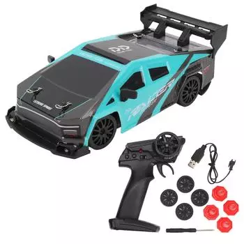 RC Drift Car Миниатюрный гоночный автомобиль с дистанционным управлением 1:24 масштаба перезаряжаемый RC Drift гоночный автомобиль игрушка с