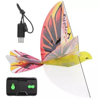 RC Flying Bird Toy Highly Simulation 2.4GHz Remote Control EBird Children Kid Toy (оранжевый)
