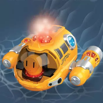 RC лодка плавательный бассейн игрушки пульт дистанционного управления моторная лодка для ванной пруды бассейны Style A жёлтый