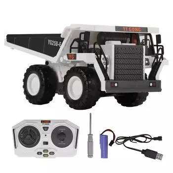 RC самосвал 2.4Ghz имитация стабильности сигнала белый RC строительная машина игрушка для детей