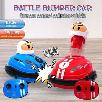 RC игрушка 2.4G супер боевой бампер машина всплывающая кукла Crash Bounce Ejection Light детские игрушки с дистанционным управлением подарок для родителей