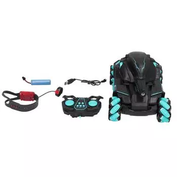 RC Water Bomb Launching Drift Car 360 Degree Rotating Car Toy with Dual Remote Control